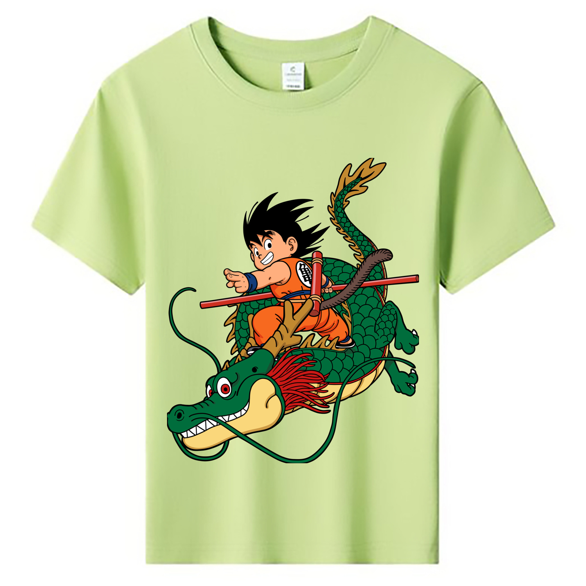 （画像用） ドラゴンボール 孫悟空（そん ごくう）Son Goku カカロット DRAGON BALL Kakarotto 綿100％キッズTシャツ（フロントプリント）
